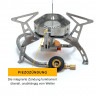 Elfmonkey Elfmonkey Gaskocher Gaskocher Campingkocher, 3500W, Piezozundung, Windschutz, Adapter Газовая плита Elfmonkey, газовая плита, походная плита, 3500 Вт, пьезоподжиг, защита от ветра, адаптер
