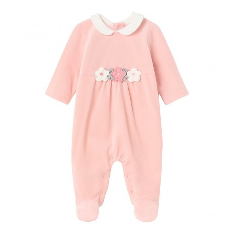 Mayoral Nicki-Overall Bubikragen Blumen Цветы воротника Nicki в комбинезоне Питера Пэна