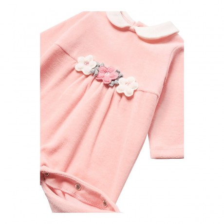 Mayoral Nicki-Overall Bubikragen Blumen Цветы воротника Nicki в комбинезоне Питера Пэна