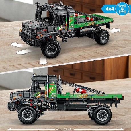 LEGO LEGO Technic 42129 Appgesteuerter 4x4 Mercedes-Benz Zetros Offroad-Truck LEGO Technic 42129 Внедорожник Mercedes-Benz Zetros 4x4 с управлением через приложение