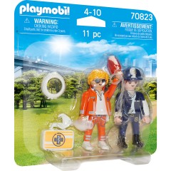 PLAYMOBIL PLAYMOBIL 70823 DuoPack Notarzt und Polizistin PLAYMOBIL 70823 DuoPack врач скорой помощи и женщина-полицейский