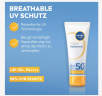 NIVEA SUN Sonnenfluid Gesicht mattierend, LSF 50+, Матирующий солнцезащитный флюид для лица, SPF 50+, 40 мл