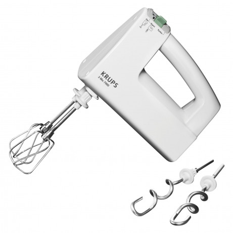 Krups Krups Handmixer F608 14 3 MIX 7000, 500 W, ergonomischer Griff des Mixers, stufenloser Geschwindigkeitsregler Ручной миксер Krups F608 14 3 MIX 7000, 500 Вт, эргономичная ручка миксера, бесступенчатая регулировка скорости.