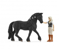 Schleich 42640 фигурка Tori &amp; Princess Германия, всадница и лошадь Horse Club, с аксессуарами для верховой езды, 5+