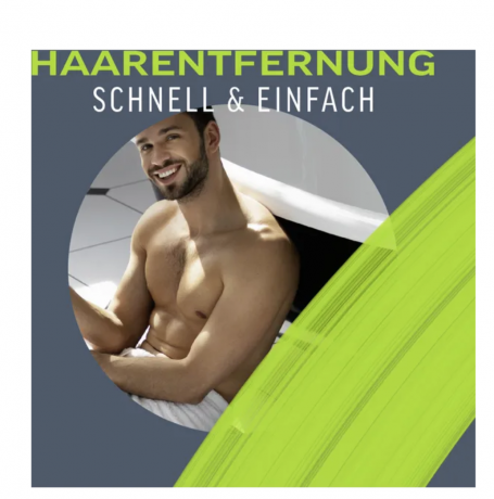 Veet Men Dusch-Haarentfernungscreme Oberkorper & Beine, normale Haut  Мужской крем для удаления волос в душе, для верхней части тела и ног, для нормальной кожи.