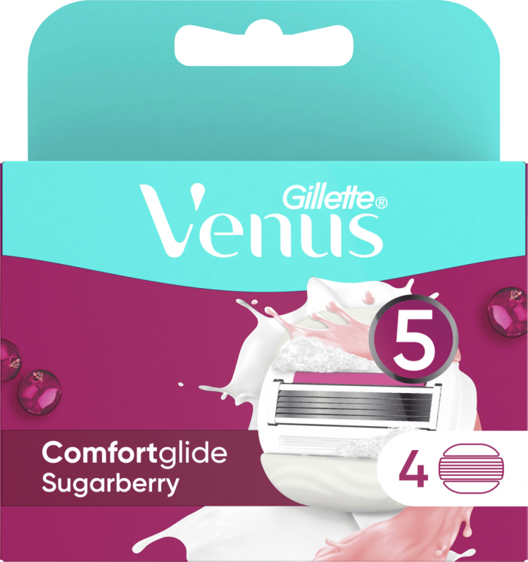 Сменные кассеты для бритья venus olay sugarberry 4 шт