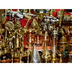 CALVENDO Puzzle CALVENDO Puzzle Opulente Pracht im Souk von Marrakesch. Пазл CALVENDO Puzzle Роскошная роскошь на базаре Марракеша.