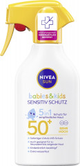 NIVEA SUN Babies &amp; Kids 5in1 Sensitiv Schutz LSF 50+, 250 ml, Нивеа Детский солнцезащитный крем 5 в 1, SPF 50+, для чувствительной кожи, водостойкий, 250 мл