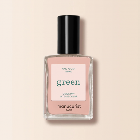 Manucurist Green Nagellack Dune 15ml, Лак для ногтей Dune (Франция), стойкое покрытие без сколов, безопасная растительная формула 9 Free, 15мл
