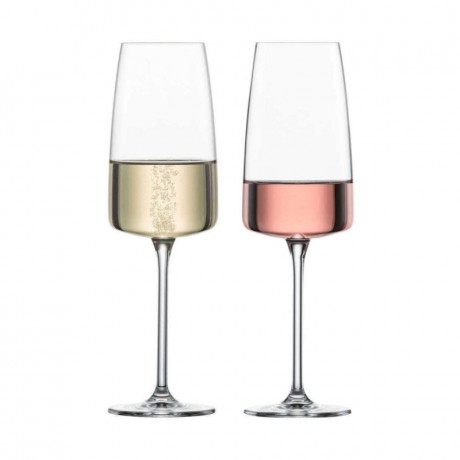 Zwiesel Glas Zwiesel Glas Vivid Senses Sekt Glas mit Moussierpunkt 388 ml / h: 240 mm Бокал для игристых вин Zwiesel Vivid Senses с точкой шампанского 388 мл / высота: 240 мм