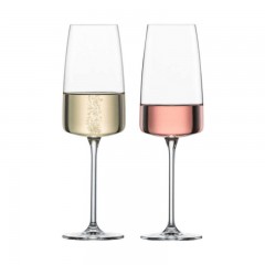 Zwiesel Glas Zwiesel Glas Vivid Senses Sekt Glas mit Moussierpunkt 388 ml / h: 240 mm Бокал для игристых вин Zwiesel Vivid Senses с точкой шампанского 388 мл / высота: 240 мм
