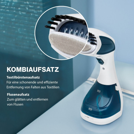 CLATRONIC CLATRONIC Dampfburste DB 3717, vertikales horizontales bugeln, 30s Aufheizzeit Паровая щетка CLATRONIC DB 3717, вертикальное горизонтальное глажение, время нагрева 30 с.