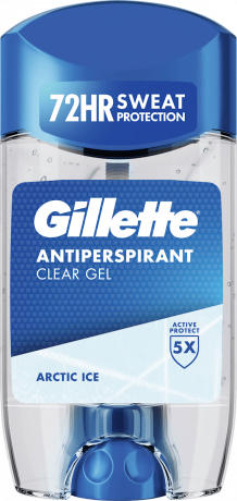 GILLETTE Antitranspirant Deostick Clear Gel Arctic Ice, 70 ml, Джилетт Гелевый антиперспирант Arctic Ice, 70 мл