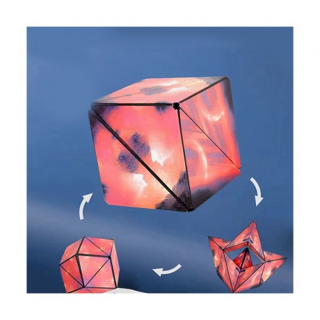 Hocan 3D geometrischer magnetischer Wurfel Padagogisches Spielzeug 3D Геометрический Магнитный Куб Обучающая Игрушка