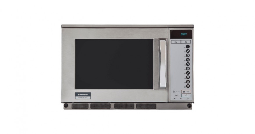 Sharp Sharp R25AM, Mikrowelle edelstahl  edelstahl Sharp R25AM, нержавеющая сталь для микроволновой печи