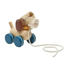 PLANTOYS Push+Pull Nachziehtier Welpe Nachziehspielzeug Толкай и тяни