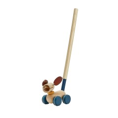 PLANTOYS Push+Pull Nachziehtier Welpe Nachziehspielzeug Толкай и тяни