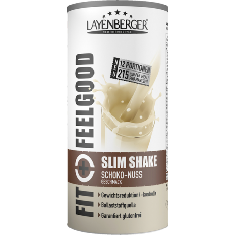 Layenberger Fit+Feelgood Slim Shake Schoko-Nuss Geschmack, Стройная диета Порошок Шоколадный, 396 г