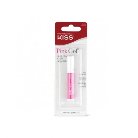 KISS Pink Gel Nagelkleber Клей для ногтей 2 г