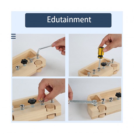 frler frler Schraubenbrett Montessori Holzspielzeug Lernspiele fur Kinder Frler винтовая доска Монтессори деревянные игрушки развивающие игры для детей