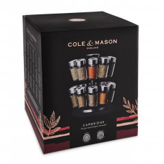 Cole &amp; Mason Coleamp;Mason 20er Gewucrzkarussell  schwarz Карусель для специй Coleamp;Mason 20