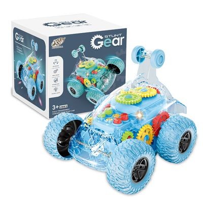 Hocan Transparentes Spielzeugauto Spielzeug mit Lichtern und Gerauschen Прозрачная игрушечная машинка со светом и звуком