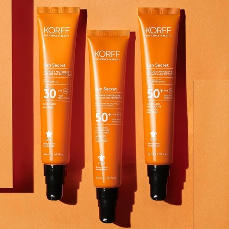 KORFF Anti-Spot Face Fluid Sun Protection SPF 50+  Солнцезащитный флюид против пятен для лица SPF 50+