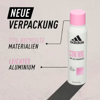 adidas Antitranspirant Deospray Women Control, 150 ml Дезодорант-антиперспирант-спрей Women Control, 150 мл