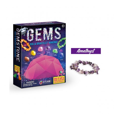 Spielzeug fur archaologische Ausgrabungen Naturliches Mineral-Edelstein-DIY-Armband Археологические раскопки игрушка натуральный минерал драгоценный камень DIY браслет