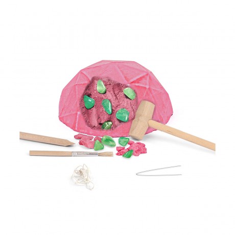 Spielzeug fur archaologische Ausgrabungen Naturliches Mineral-Edelstein-DIY-Armband Археологические раскопки игрушка натуральный минерал драгоценный камень DIY браслет