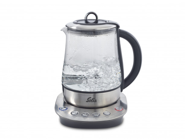 SOLIS OF SWITZERLAND SOLIS OF SWITZERLAND Wasserkocher Teekocher Typ 5515, 1,2 l, 1400 W, Wasserstandsanzeige, Kalkfilter, Tee Funktionen Чайник SOLIS OF SWITZERLAND тип 5515, 1,2 л, 1400 Вт, индикатор уровня воды, фильтр от накипи, функции чая