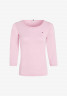 Tommy Hilfiger 1985 SLIM OPEN 3/4 Long sleeved top iconic pink 1985 SLIM OPEN 3/4 Топ с длинными рукавами культовый розовый