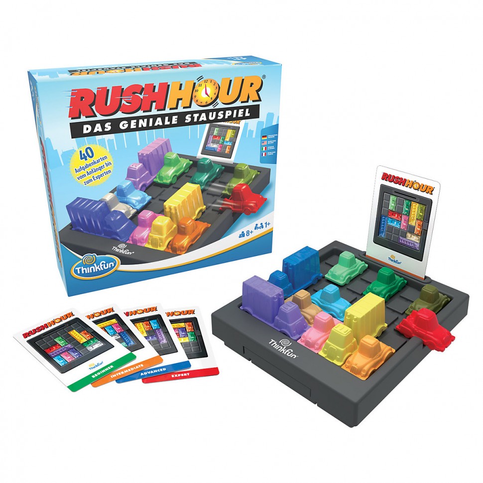 Купить Ravensburger Thinkfun Rush Hour Thinkfun в час пик в  интернет-магазине Diskontshop.eu Германия всего за 2 737 руб. в