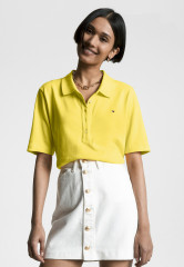 Tommy Hilfiger REG SS Polo shirt vivid yellow REG SS Рубашка поло ярко-желтый