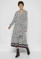 Tommy Hilfiger SHIFT LONG DRESS Shirt dress sky ecru ПЛАТЬЕ SHIFT LONG DRESS Платье-рубашка небо экрю