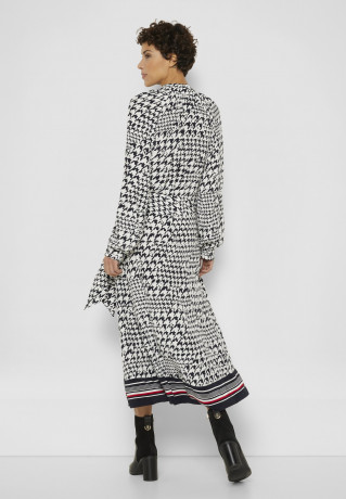 Tommy Hilfiger SHIFT LONG DRESS Shirt dress sky ecru ПЛАТЬЕ SHIFT LONG DRESS Платье-рубашка небо экрю