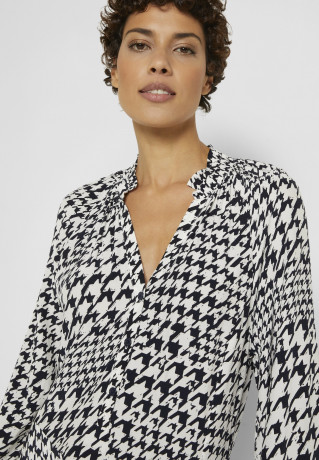 Tommy Hilfiger SHIFT LONG DRESS Shirt dress sky ecru ПЛАТЬЕ SHIFT LONG DRESS Платье-рубашка небо экрю