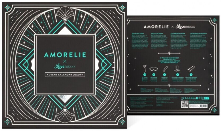 AMORELIE & LOVEBOXX Luxury Edition 2025 Эротический адвент-календарь, 24 предмета