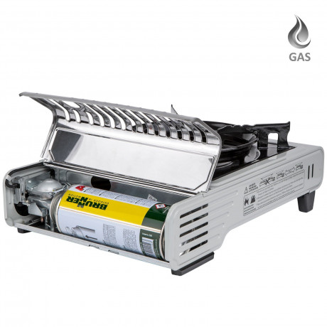 BRUNNER BRUNNER Gaskocher Camping Gaskocher Devil Gas Kartuschen, Kocher Tisch Grill Piezo 2200 W Газовая плита BRUNNER походная газовая плита Devil газовые баллончики, плита стол гриль Piezo 2200 Вт