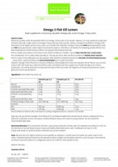 Krauterhaus Sanct Bernhardt Omega 3 Fish Oil Lemon, 250 мл