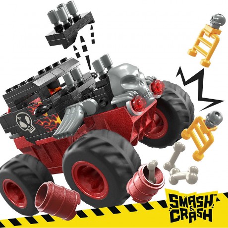 Mattel MEGA Hot Wheels Monster Trucks Bone Shaker Crash Set MEGA Hot Wheels Monster Trucks Bone Shaker Crash Set