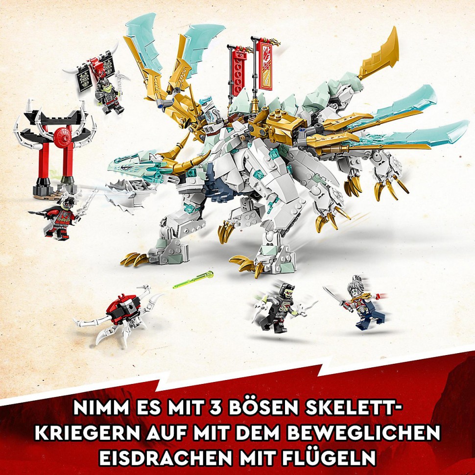 Купить LEGO LEGO Ninjago 71786 Zanes Eisdrache LEGO Ninjago 71786 Ледяной  дракон Зейна в интернет-магазине Diskontshop.eu Германия всего за 11 996  руб. в