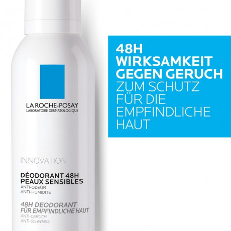 La Roche-Posay La Roche-Posay Deodorant 48h Spray empfindliche Haut  La Roche-Posay Дезодорант 48ч Спрей для чувствительной кожи