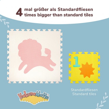 Hakuna Matte XXL Puzzlematte fur Babys – Afrika Puzzlematten Коврик-пазл XXL для малышей
