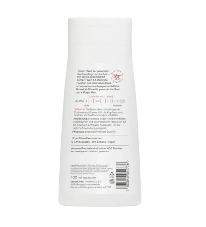 sebamed Shampoo Every-Day 400ml, себамед Шампунь для волос для ежедневного применения без щелочи, 400 мл
