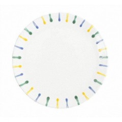 Gmundner Keramik Gmundner Keramik Buntgeflammt Speiseteller Cup 28 cm Gmundner Ceramics разноцветная тарелка с огненным пламенем 28 см