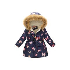 frler frler Steppjacke mit Kunstfell Kragen Mantel fur Madchen frler стеганая куртка с воротником из искусственного меха пальто для девочки