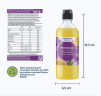 SodaStream Syrup Maracuja Zero 440ml x 4st, Сироп для газированной воды, без сахара, концентрат напитка со вкусом маракуйи, с витаминами и цинком, 440мл х 4шт