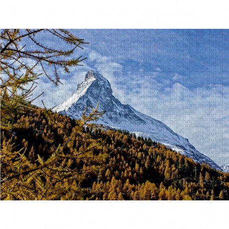 CALVENDO Puzzle CALVENDO Puzzle Matterhorn und der goldene Herbst Пазл CALVENDO Пазл Маттерхорн и золотая осень