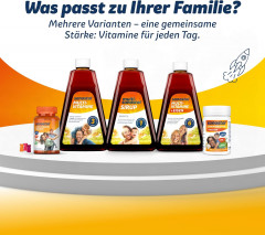 Sanostol Multi-Vitamine age 3+ ohne Zuckerzusatz 780ml , Саностол Мультиватаминный сироп с витаминами С и D, БЕЗ сахара, для детей с 3ех лет, 780 мл